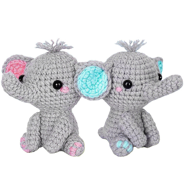 Elephant Crochet Kit Beginners DIY Knitting Supplies