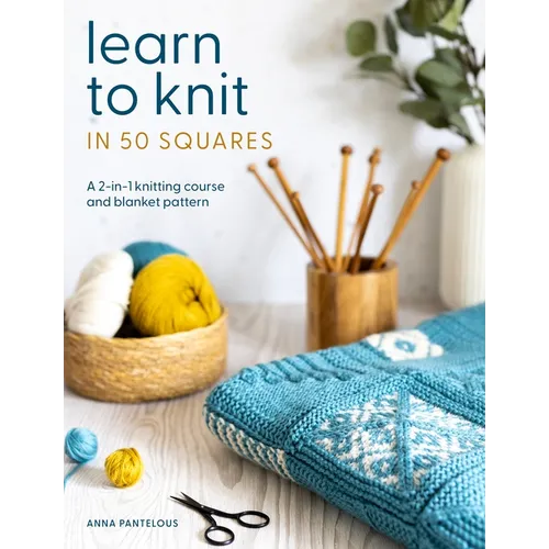 Learn to Knit 50 Squares Blanket Pattern